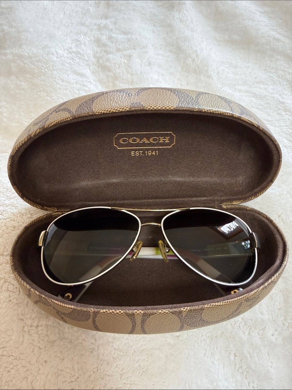 Coach Kristina Aviator Sunglasses 2011 - Picture 8 of 8
